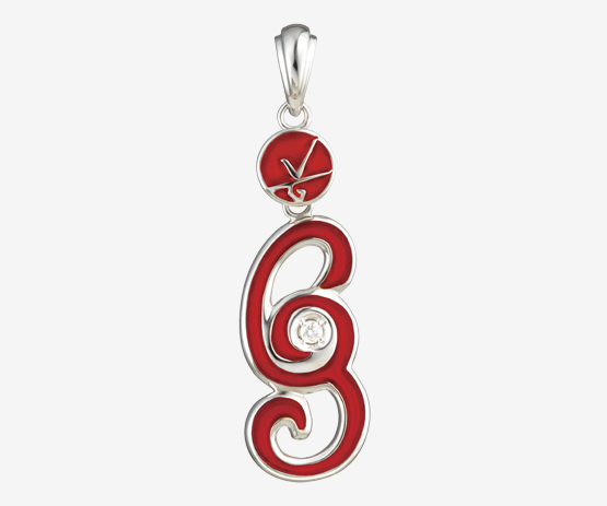 63 Amazing Twins Pendant-Red