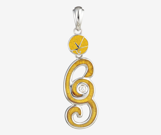 63 Amazing Twins Pendant-Yellow