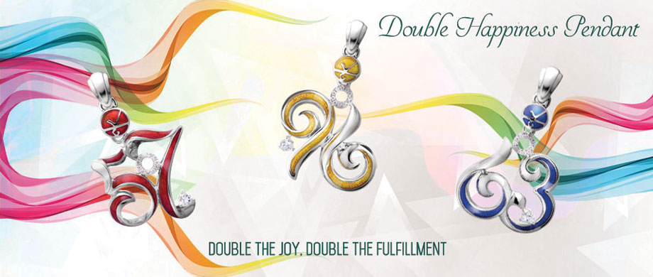 Double Happiness Pendant