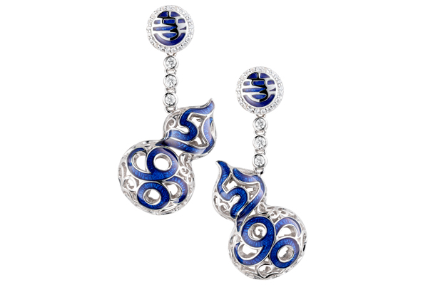 Eternal Prosperity Earring-Blue