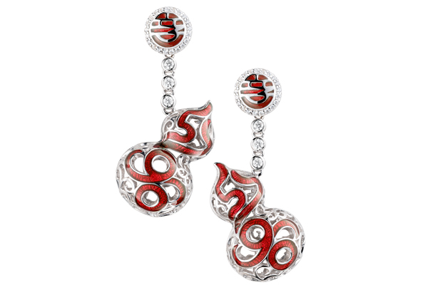 Eternal Prosperity Earring-Red