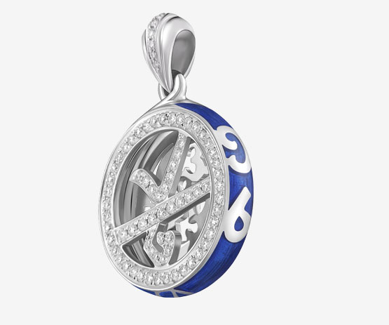 The Symbol of Life Pendant 96-Blue