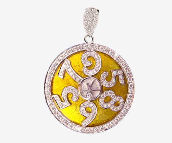 7 Luminary Diamond Pendant-Yellow