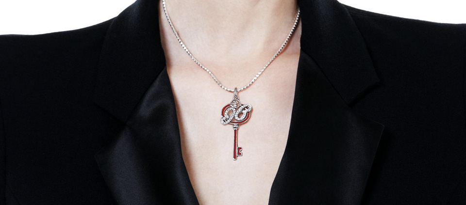 V Winning Key Pendant